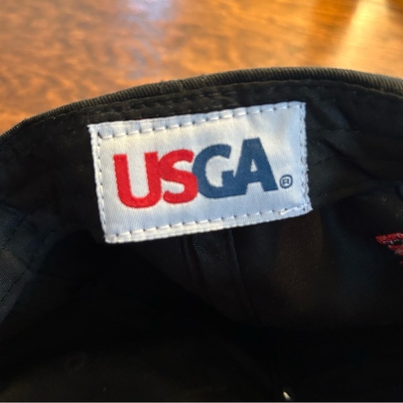 US Open Golf Hat Cap 2014 114th Pinehurst No.2 USGA Member Adjustable Black - Picture 8 of 8